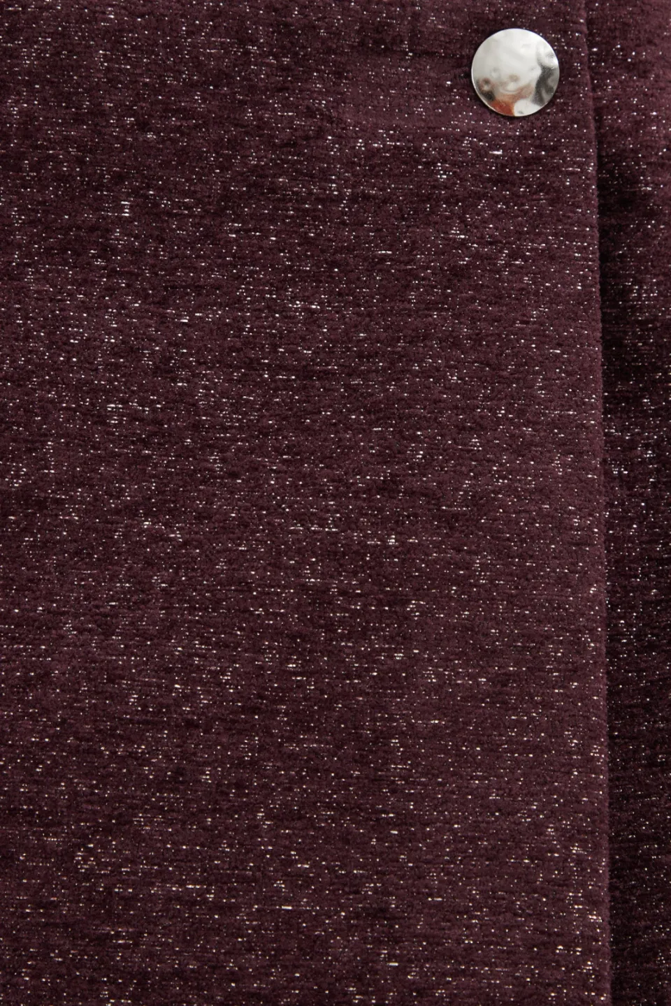 WE Fashion korte rok met glitters donkerrood, foto 6