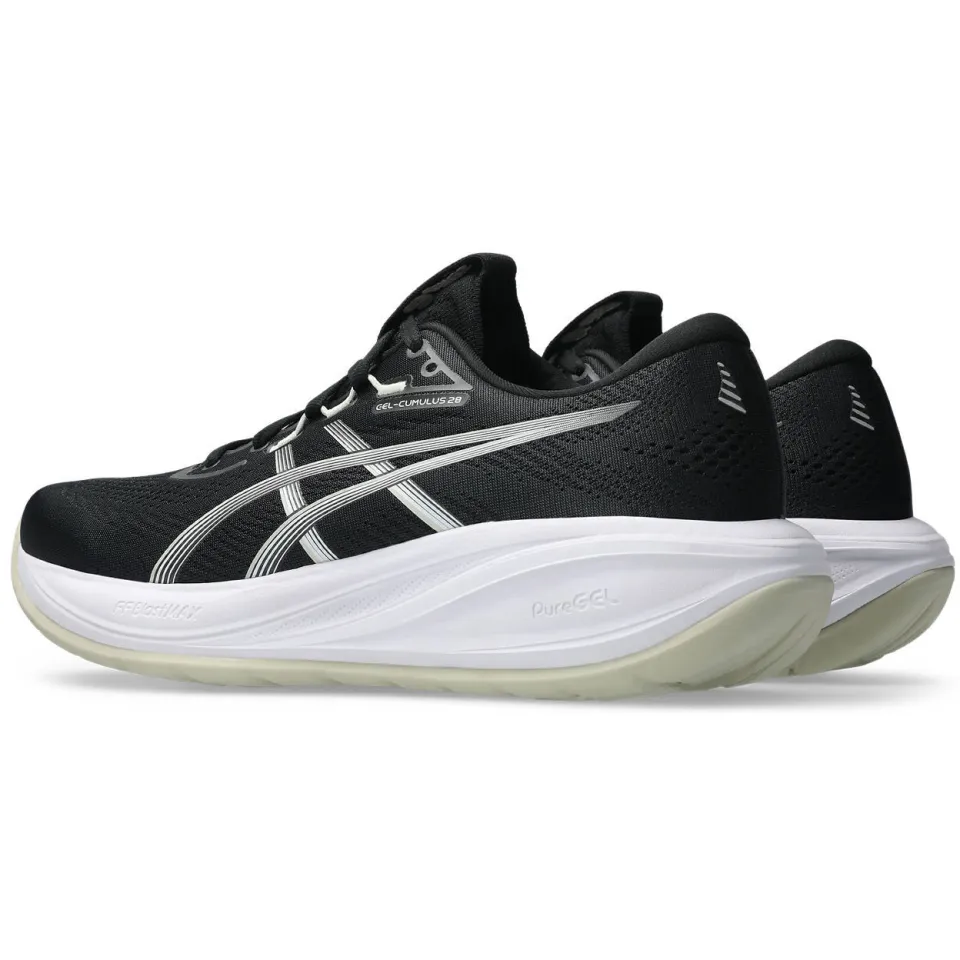 Asics Gel-Cumulus 28 mesh hardloopschoenen - zwart/wit, foto 4
