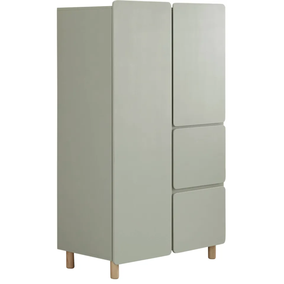 NOUS Kids kledingkast Sky groen