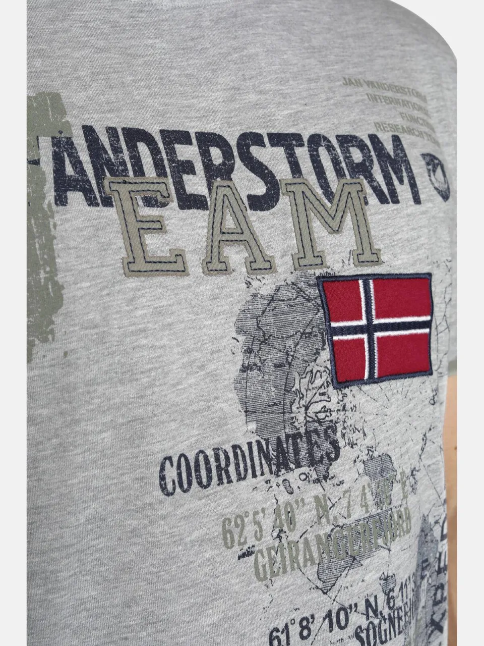 Jan Vanderstorm Sölve t-shirt grijs, foto 6