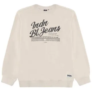 Indian Blue Jeans oversized sweater met logo - lichtzand Beige Logo