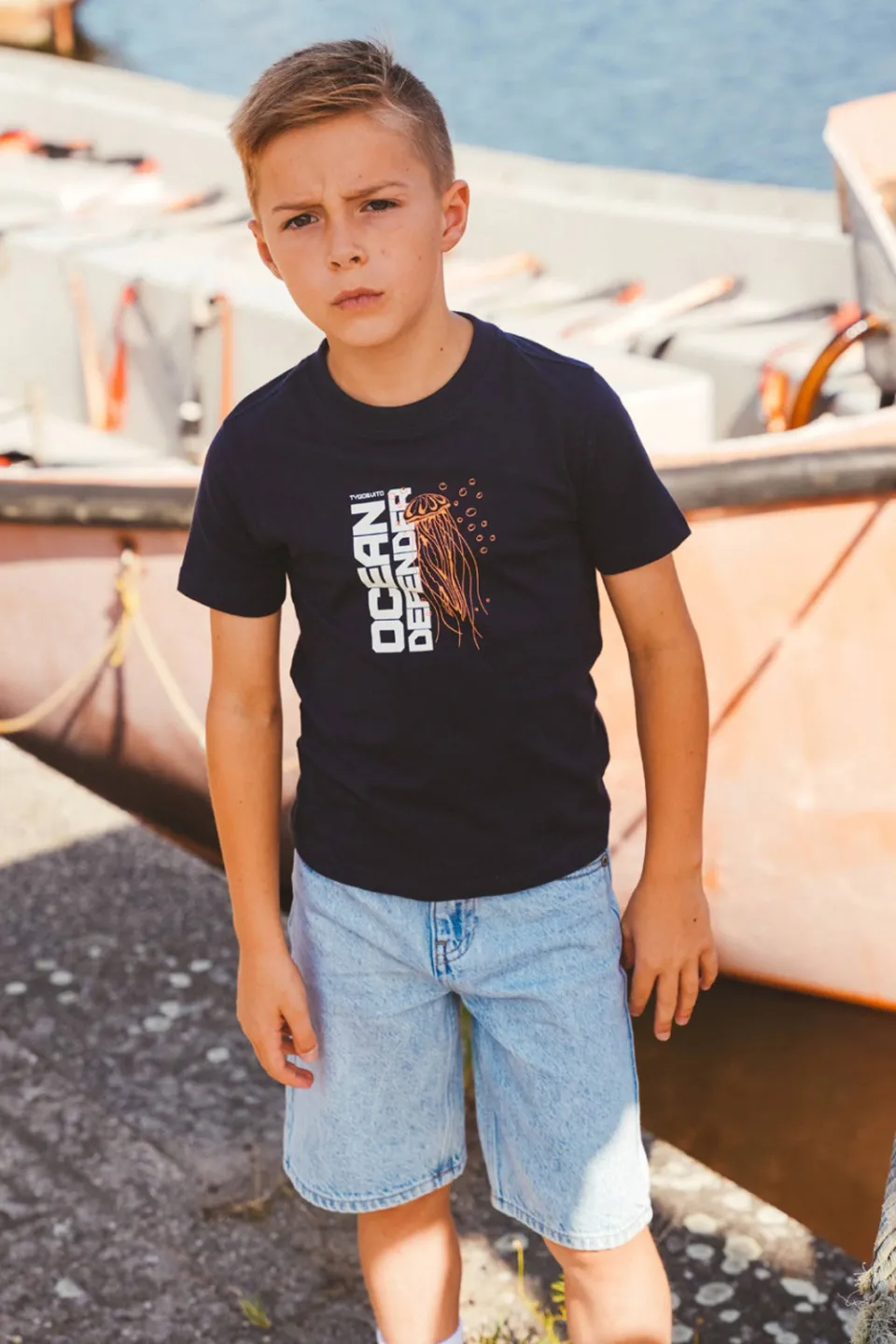 TYGO & vito jersey T-shirt donkerblauw, foto 6