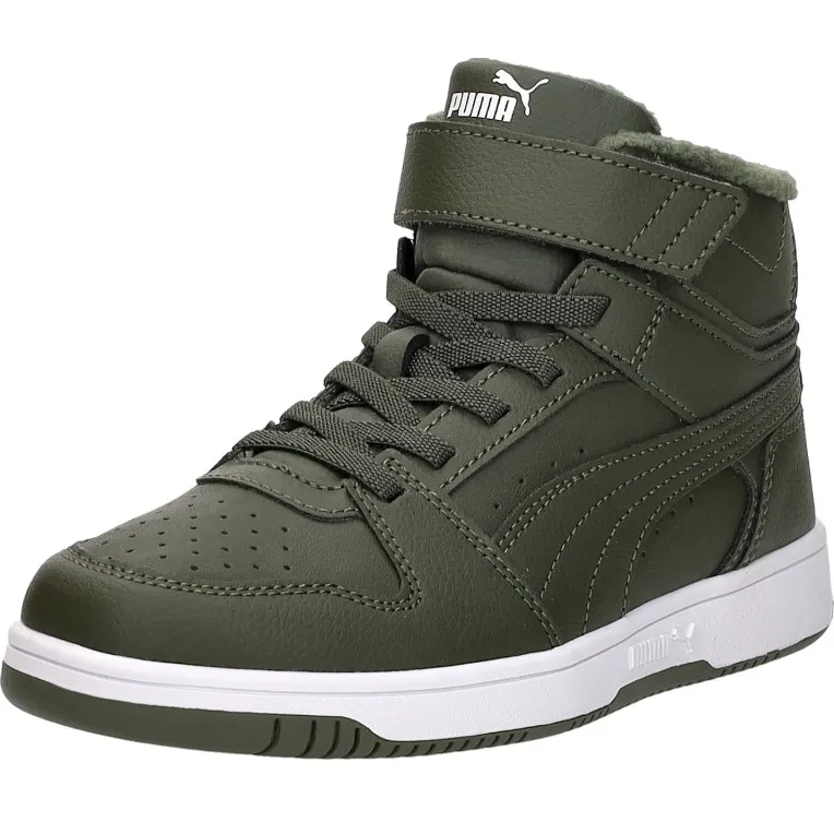 Puma Rebound Slam Mid Wtr AC+ PS hoge sneakers olijfgroen, foto 4