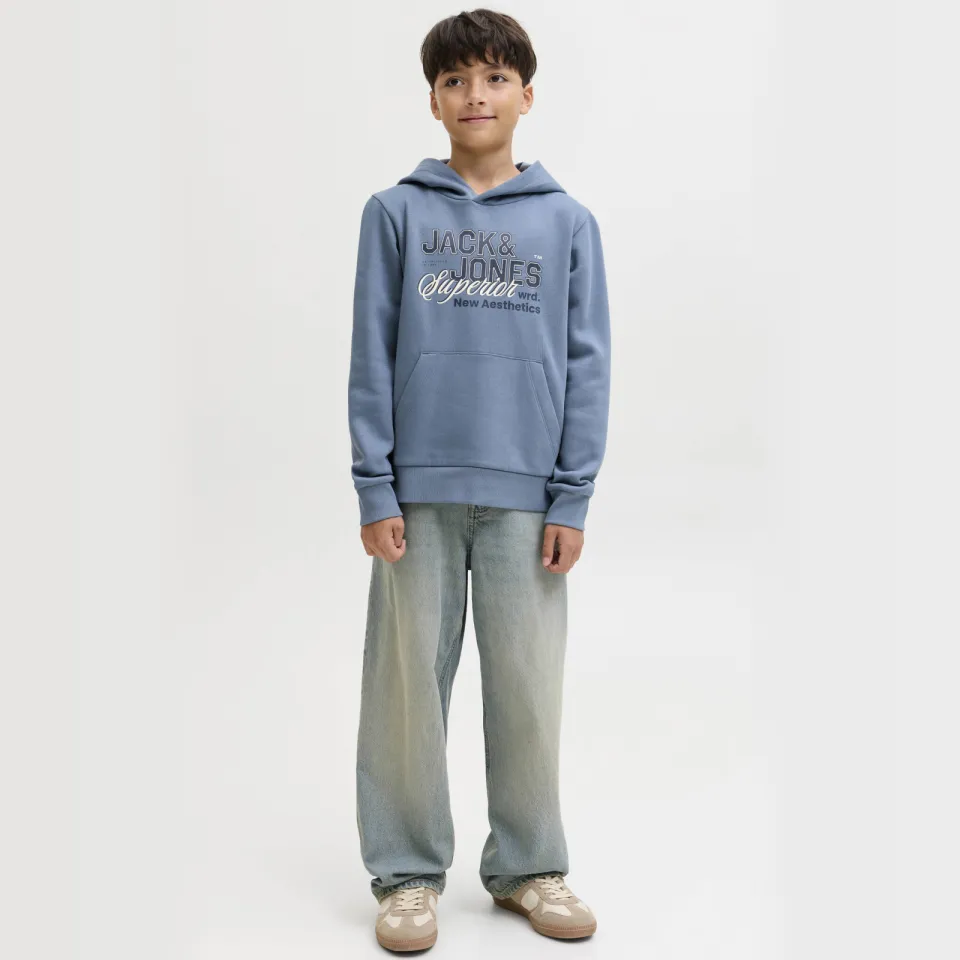 Jack & Jones JUNIOR hoodie Grijsblauw