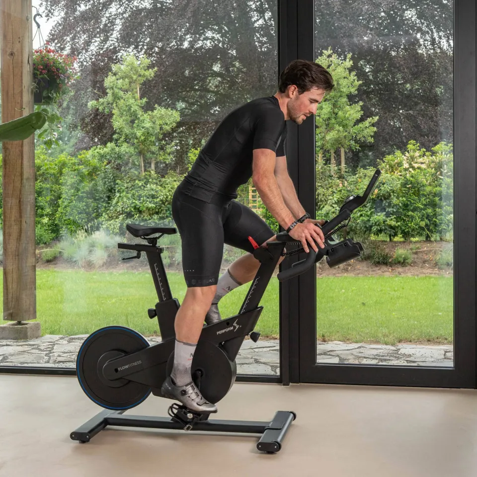 Flow Fitness Perform S2i spinbike zwart, foto 3