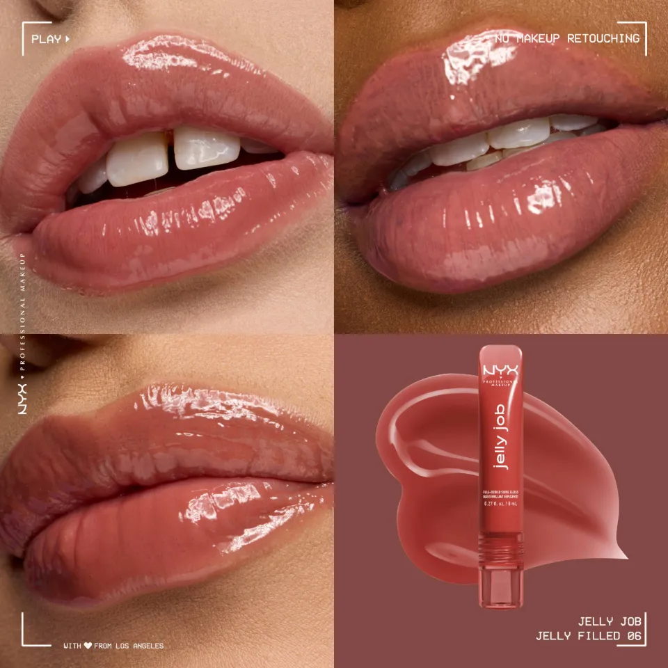 NYX Professional Makeup Jelly Job lipgloss 06 Jelly Filled, foto 4