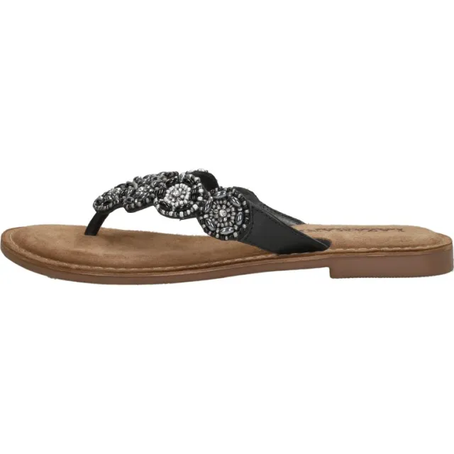 Lazamani Teenslippers zwart