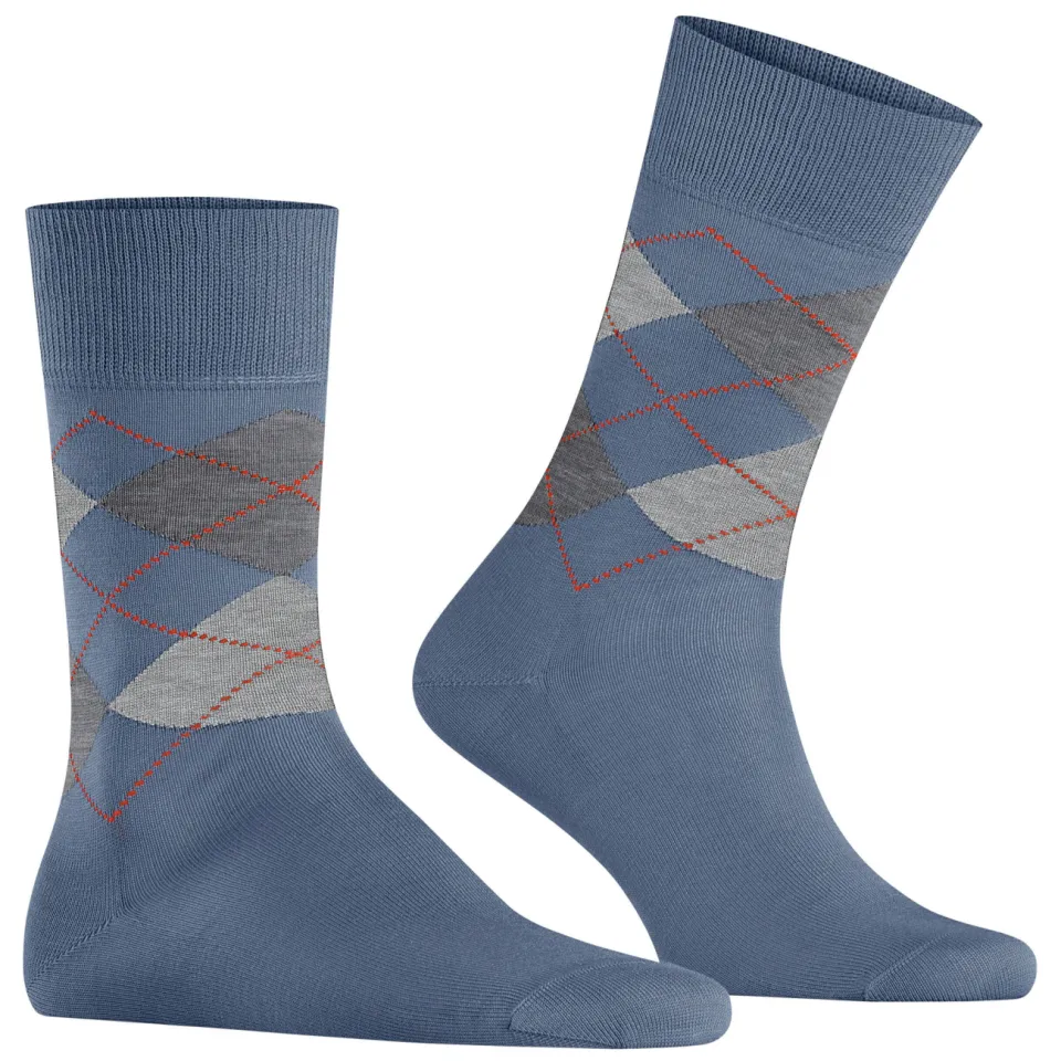 Burlington Manchester sokken blauw, foto 3