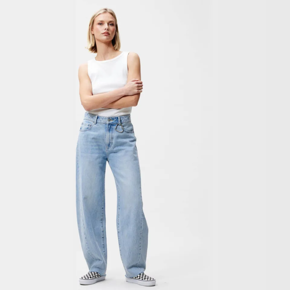 Catwalk Junkie barrel jeans - medium blue denim
