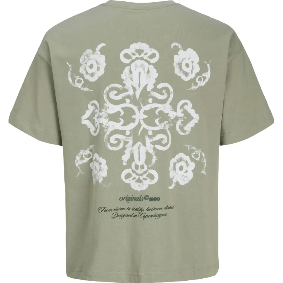Jack & Jones JUNIOR T-shirt met backprint groen, foto 3