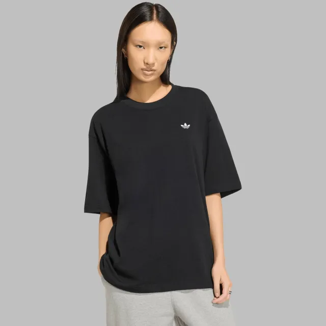 Adidas Originals Essentials boyfriend T-shirt - zwart