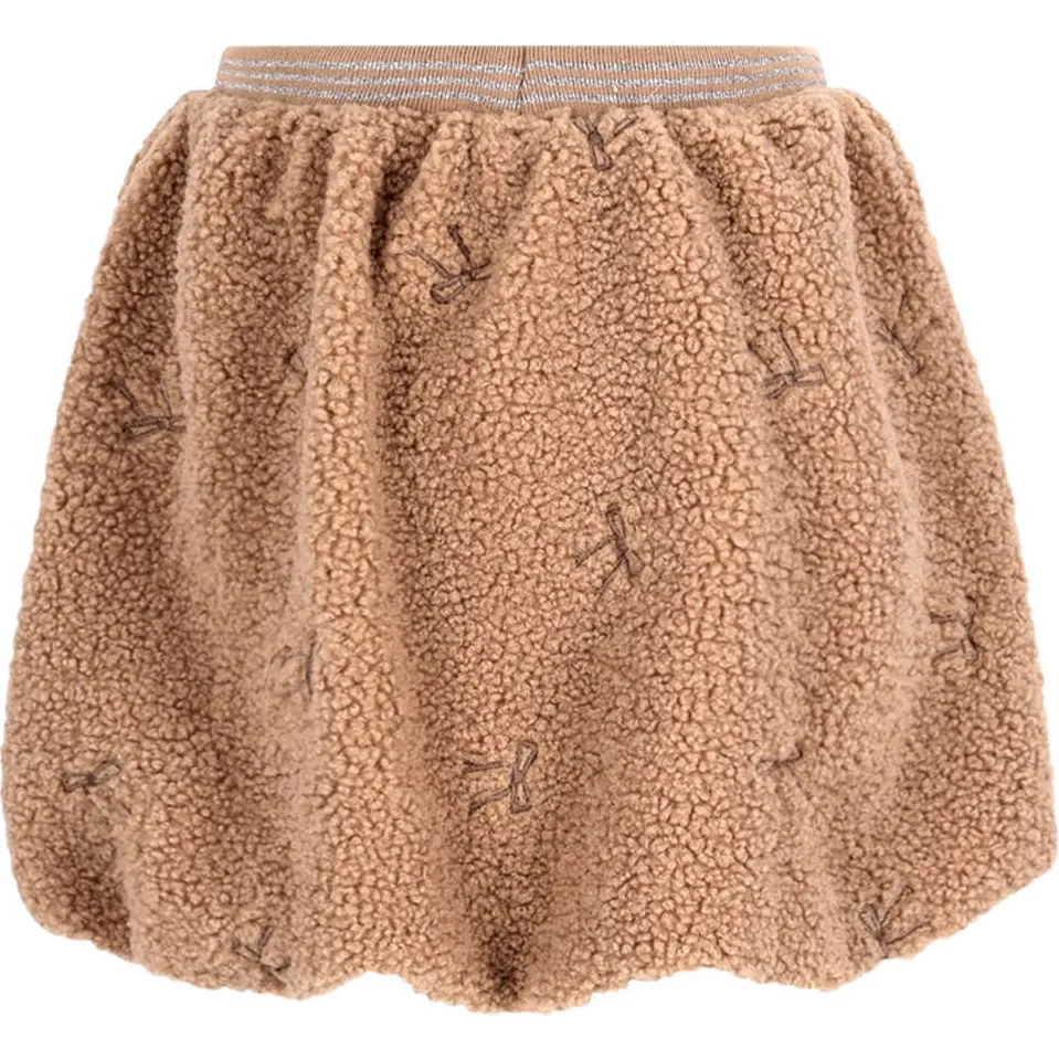 Like Flo Senna Flo teddy ballonrok lichtbruin, foto 3