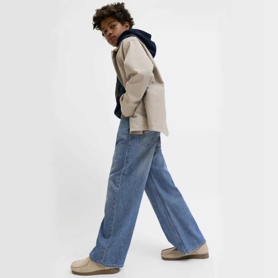 Jack & Jones JUNIOR wide leg jeans - blauw, foto 3
