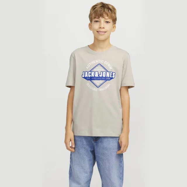 Jack & Jones JJELOGO T-shirt beige, foto 4
