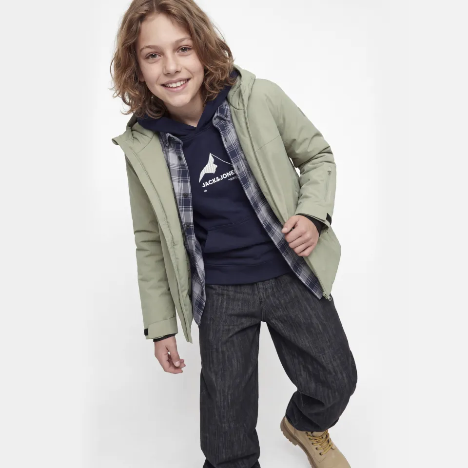 Jack & Jones winterjas lichtgroen, foto 6