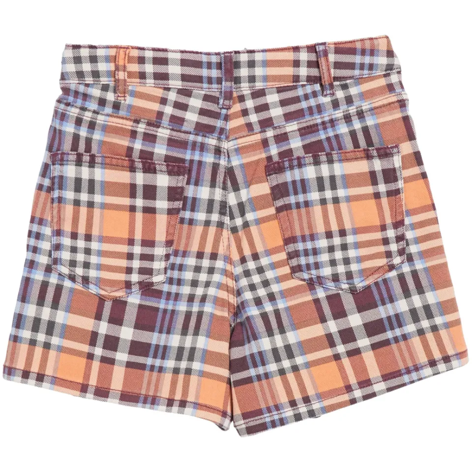 s.Oliver geruite skort bruin, foto 3