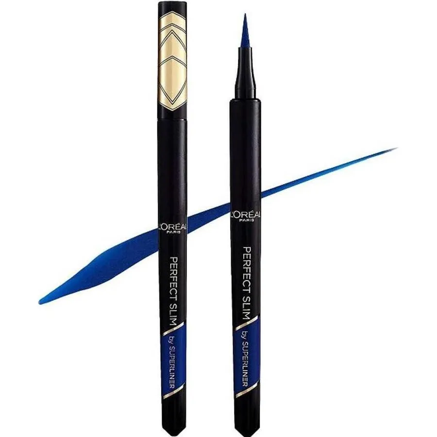 L'oréal Superliner Perfect Slim eyeliner 04 Navy blauw, foto 2