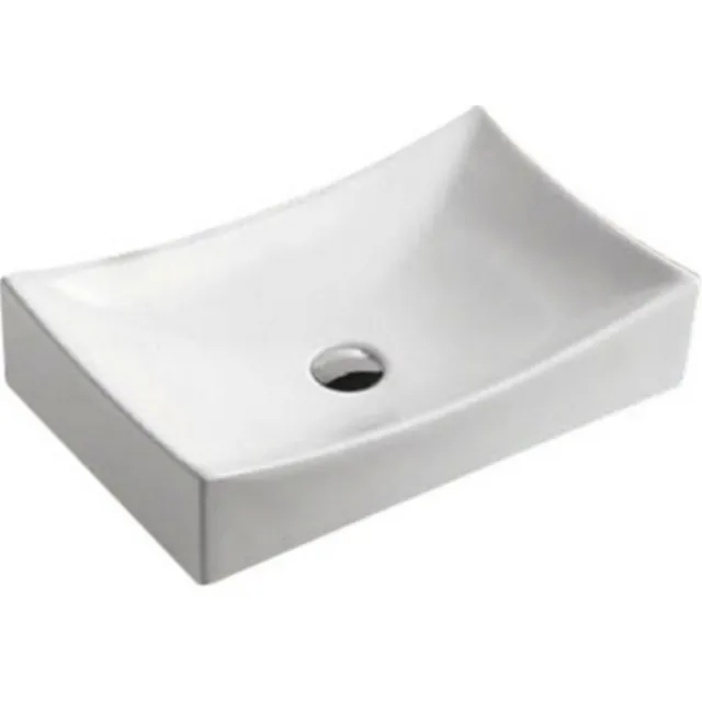 Best Design App opbouw wastafel 54 cm keramisch hoogglans wit
