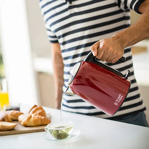 Russell Hobbs Colours Plus+ 1.7L waterkoker - rood 20412-70, foto 4