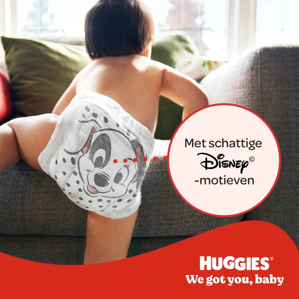 Huggies Little Movers Luiers - maat 4 (7 - 18 kg) - 150 stuks, foto 4