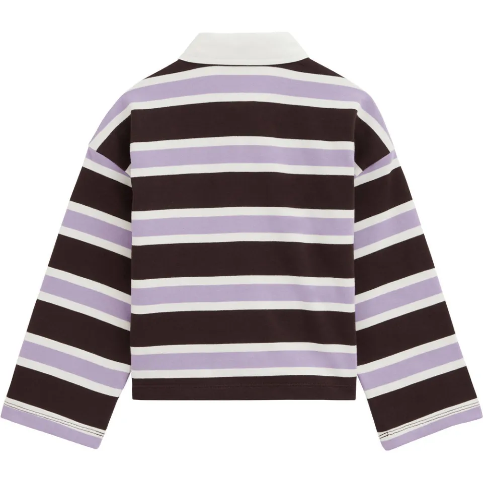 WE Fashion gestreepte longsleeve bruin, foto 4