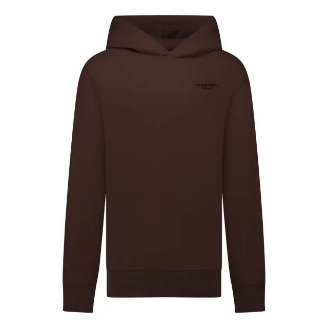 Cars hoodie met logo - bruin
