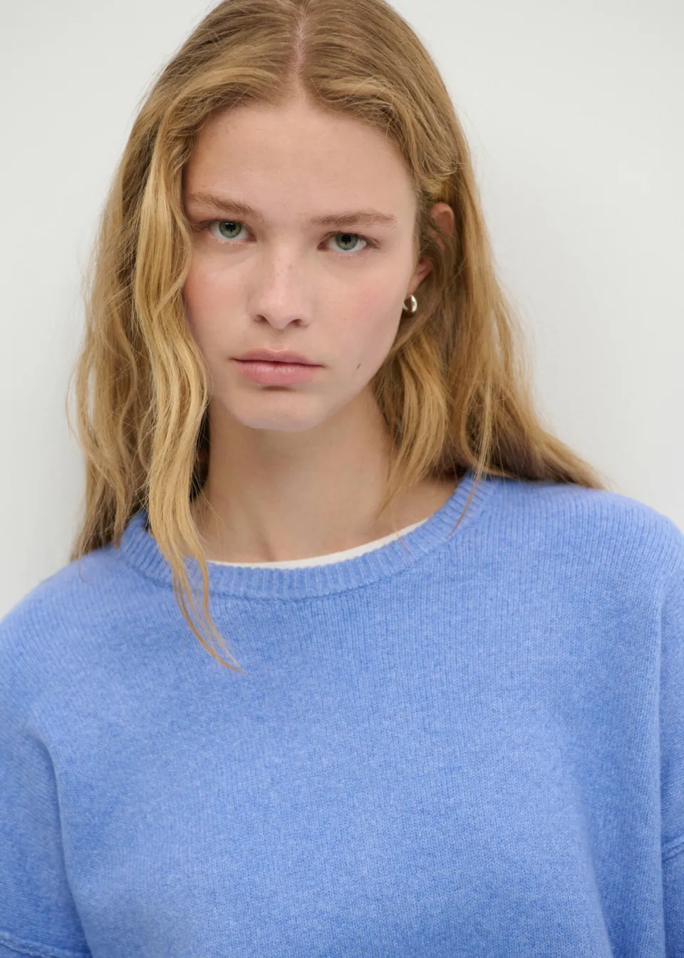 Mango TEEN gebreide trui - middenblauw, foto 4