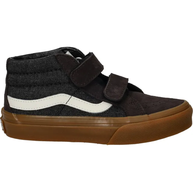 Vans SK8-Mid Reissue V hoge sneakers donkerbruin Zwart