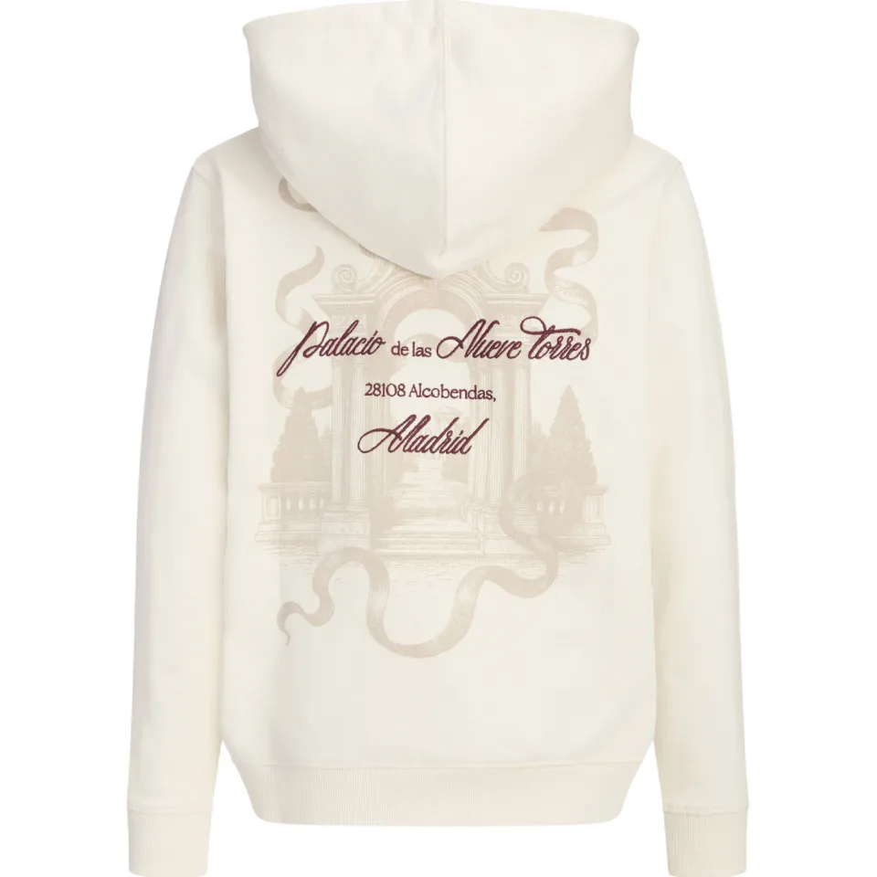 Jack & Jones JUNIOR hoodie met backprint - wit, foto 3