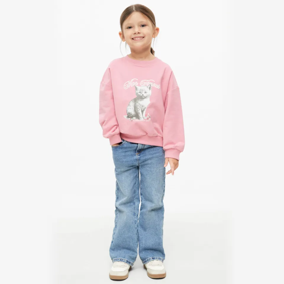 S.Oliver sweater met print - roze