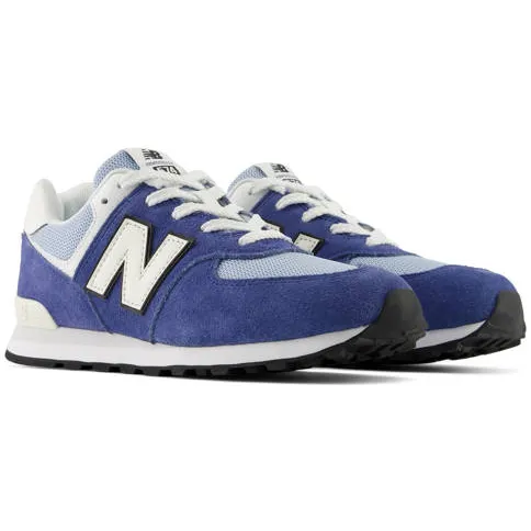 New Balance 574 sneakers kobaltblauw/ecru, foto 3