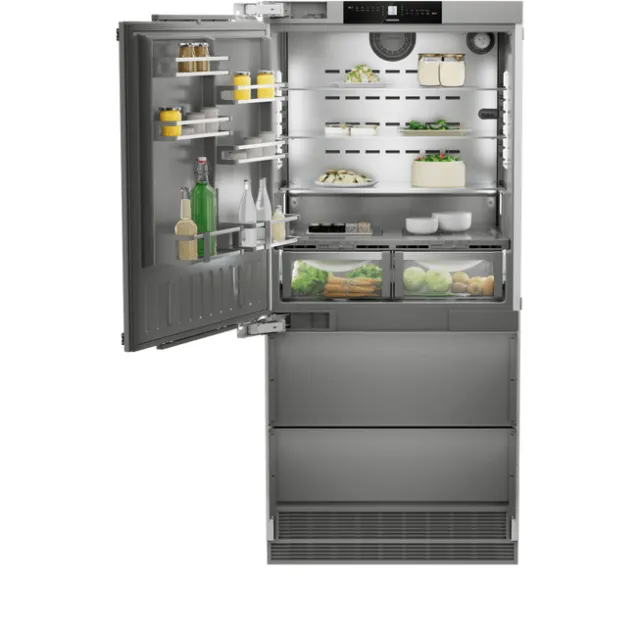 Liebherr Koelkast met diepvries ECBNe 8871 BioFresh NoFrost RVS