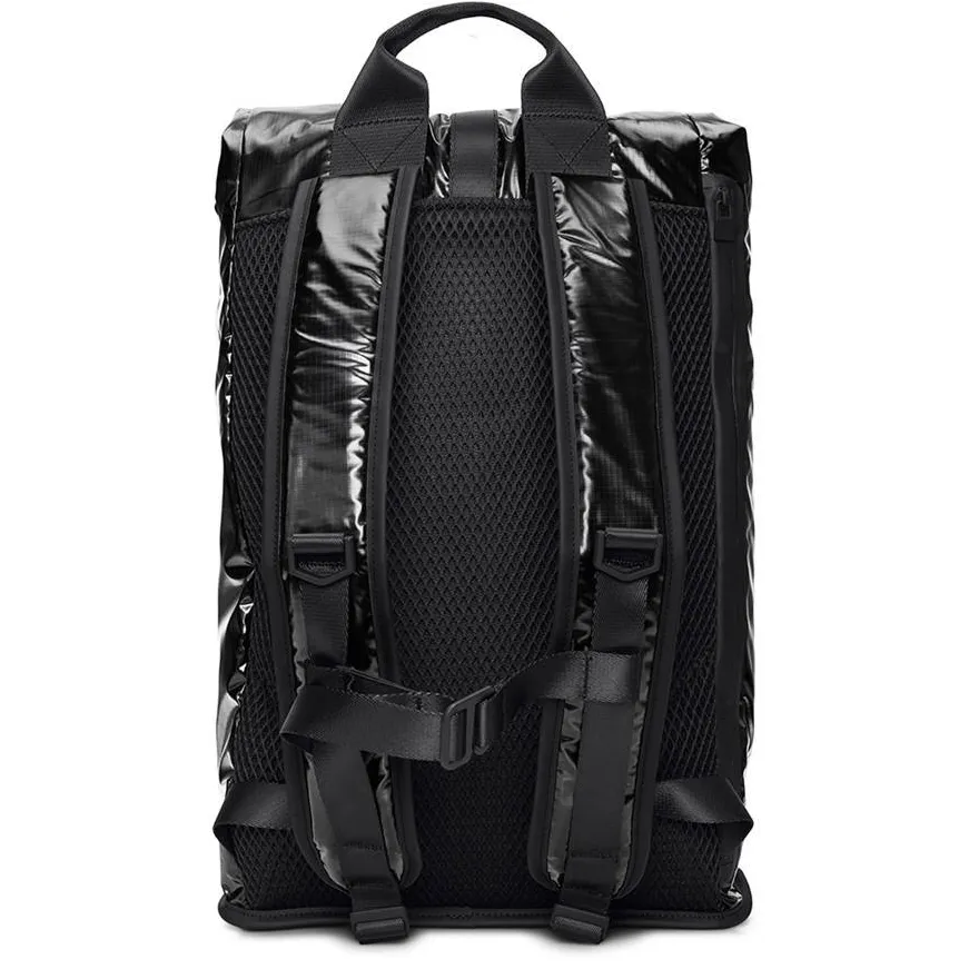 Rains Sibu Rolltop rugzak zwart, foto 2