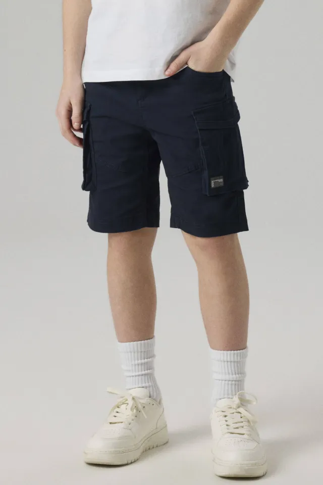 NAME IT cargo bermuda NKMRYAN donkerblauw dark sapphire, foto 5