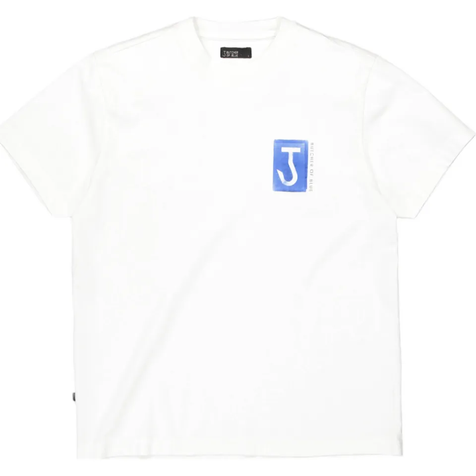 Butcher of Blue relaxed T-shirt met backprint wit, foto 2