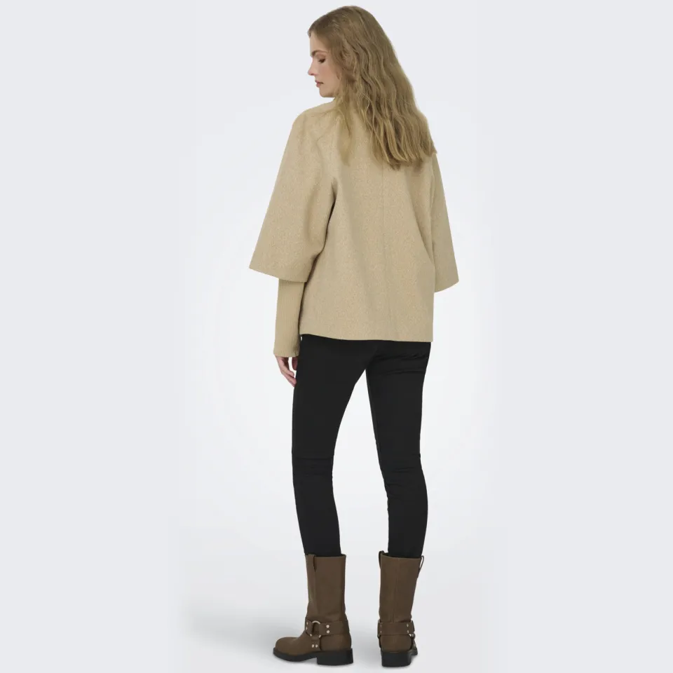JDY Memory korte jas beige, foto 5