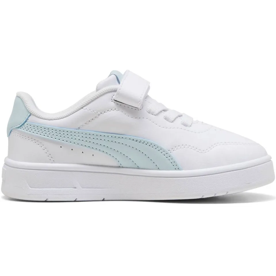 Puma Court Lally sneakers wit/lichtblauw, foto 2