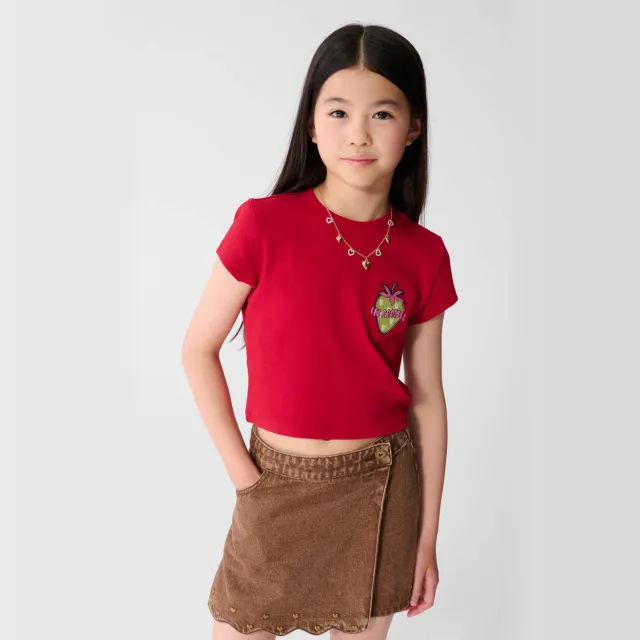 Shoeby t-shirt met logo rood