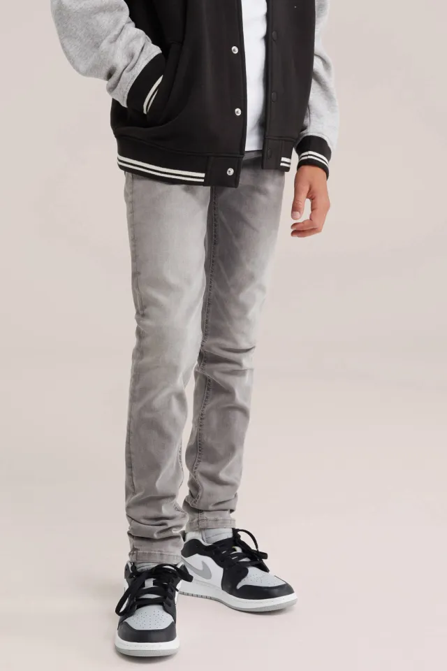 WE Fashion Blue Ridge slim fit jeans - grey denim