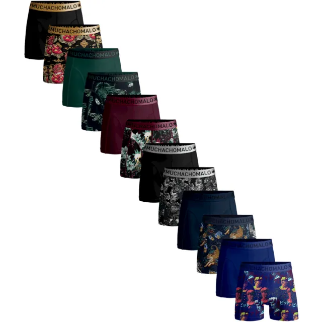 Muchachomalo Heren 12-pack Boxershorts Veelkleurig