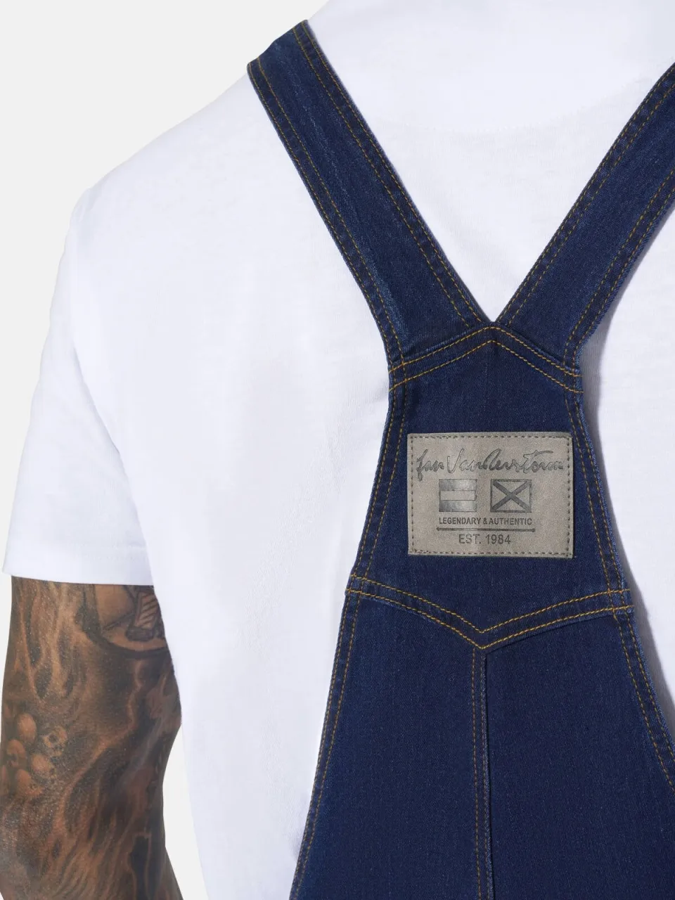 Jan Vanderstorm FOCKO korte tuinbroek donkerblauw blauw, foto 3