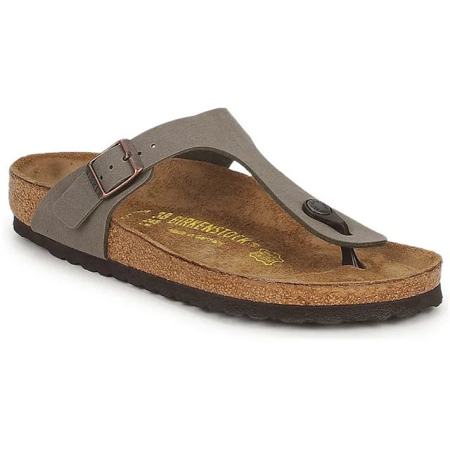 Birkenstock Gizeh teenslippers bruin Beige/Bruin