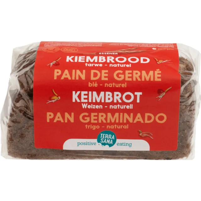 TerraSana Kiembrood Naturel Eko 400 gr