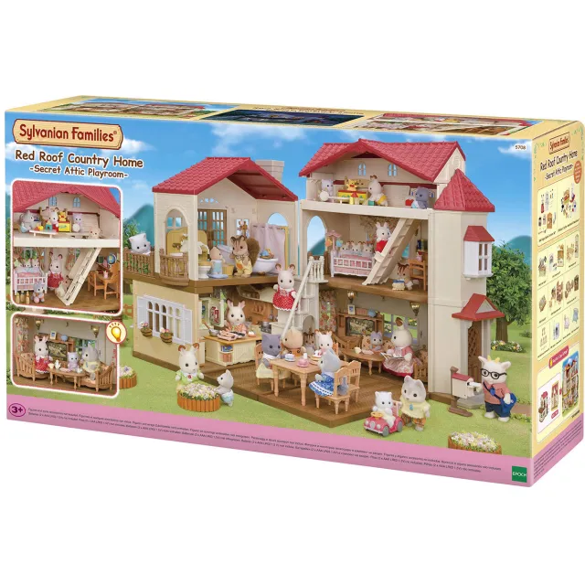 Sylvanian Families Groot poppenhuis met geheime speelkamer 5708, foto 2