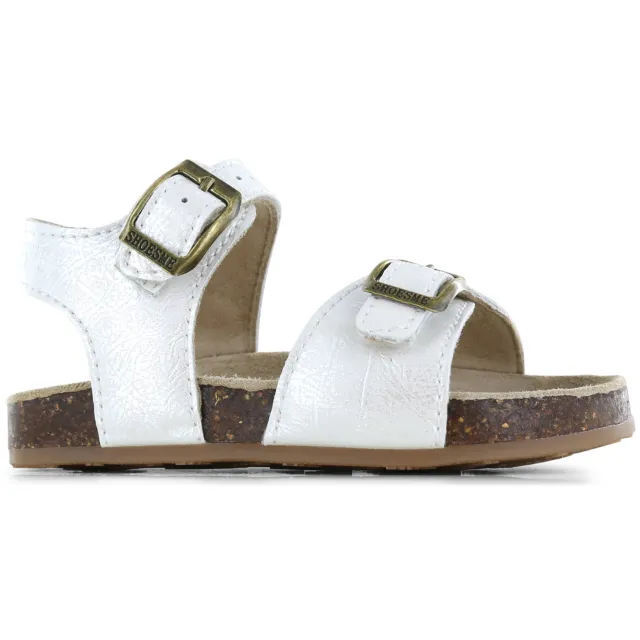 Shoesme leren sandalen - wit