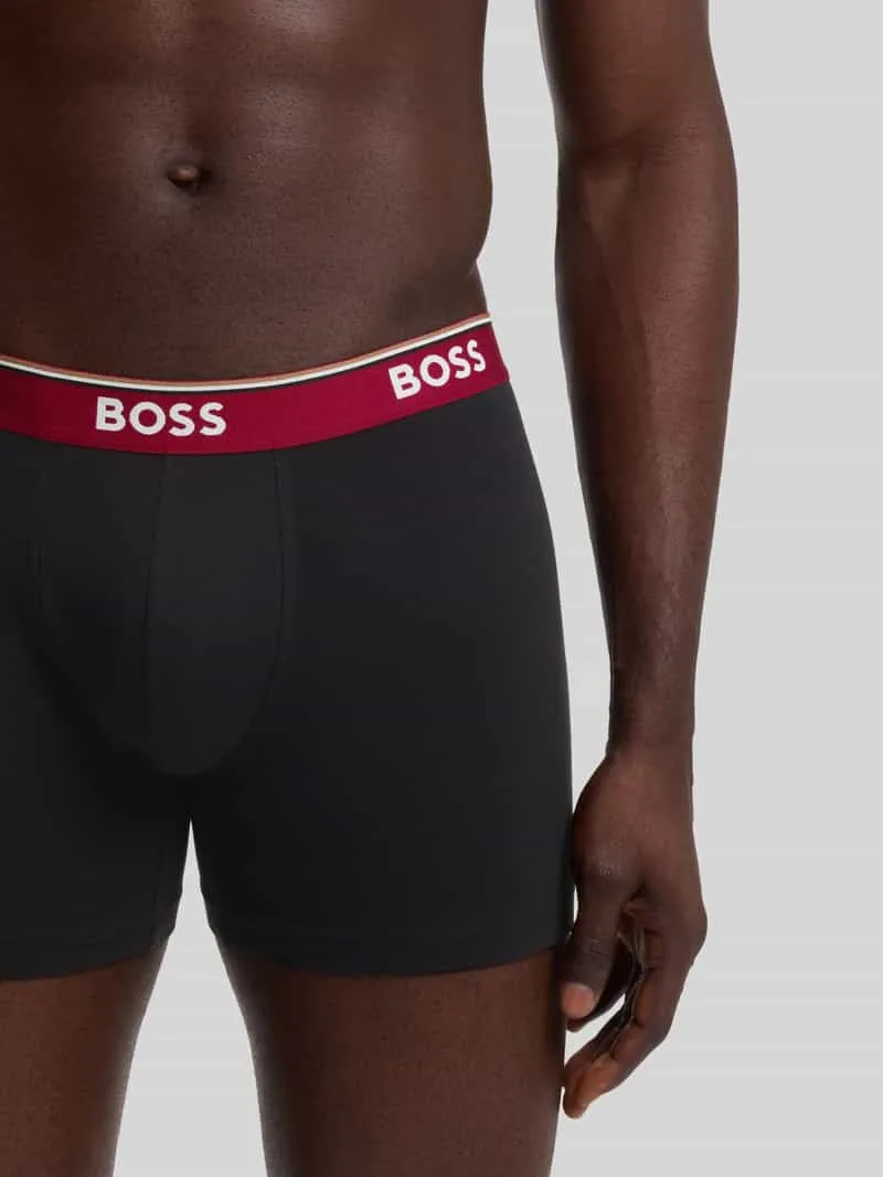 Boss Power boxershorts zwart set van 3, foto 4