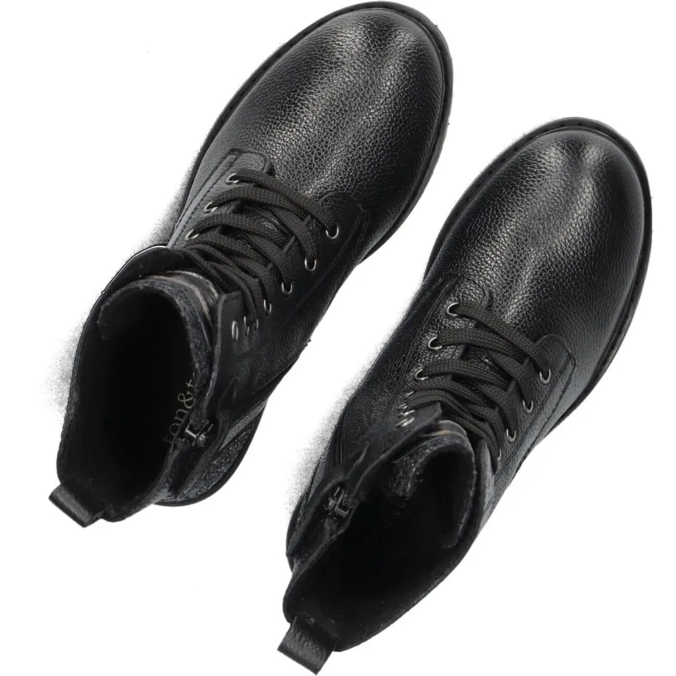 Ton & Ton Boots Jinthe Zwart, foto 5