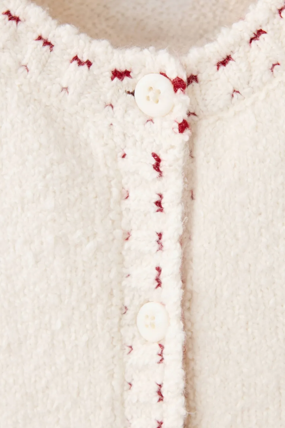 Mango Kids gilet - beige/rood, foto 7