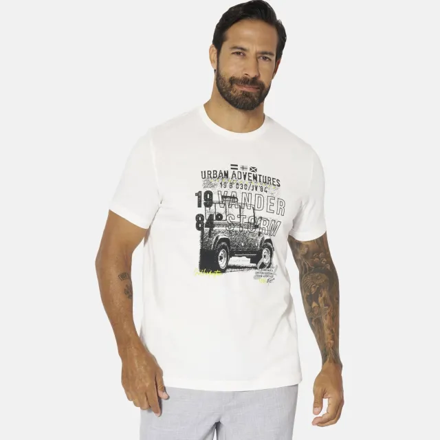 Jan Vanderstorm Atle t-shirt wit