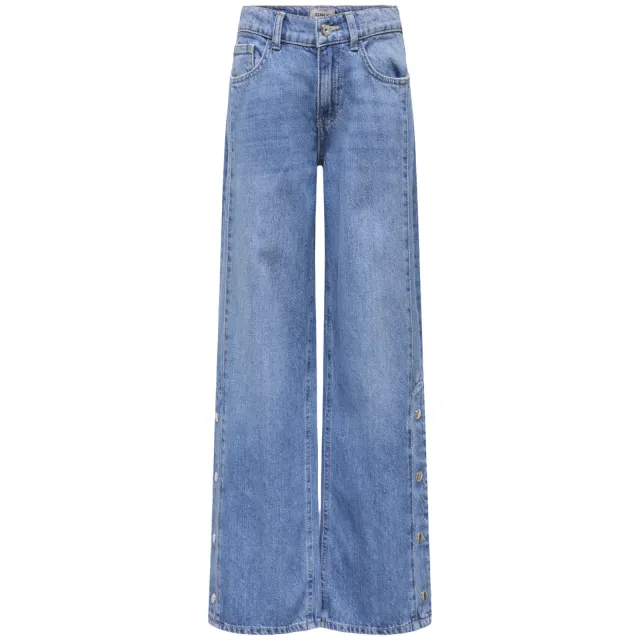 Only KIDS ONLY GIRL KOGHOPE wide leg jeans - lichtblauw Light blue denim